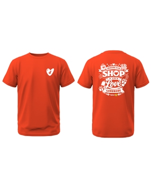 My Love Language - Pima Round neck T-Shirt - Red